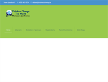 Tablet Screenshot of childrenchangetheworld.com
